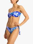 Sea Level Cascade Tie Side Bikini Bottoms, Cobalt/Multi