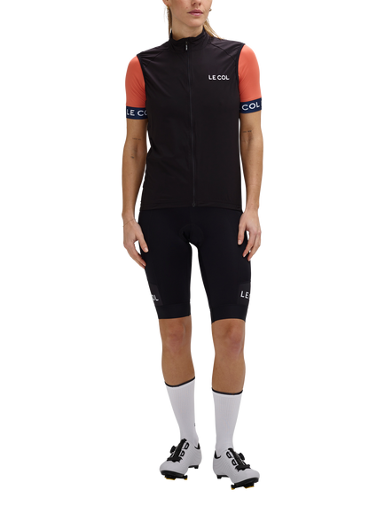 Le Col Women's Sport Gilet II, Black