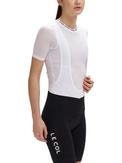 Le Col Women's Pro Air Short Sleeve Base Layer, White, White