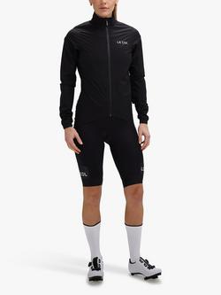 Le Col Women's Sport Cycling Rain Jacket, Black, Black