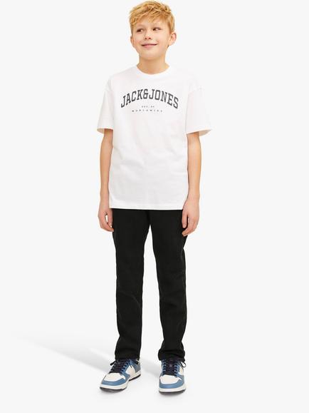 Jack & Jones Kids' Glenn Slim Fit Jeans, Black Denim, Black Denim
