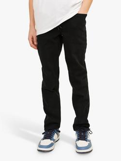 Jack & Jones Kids' Glenn Slim Fit Jeans, Black Denim - view 2, Black Denim