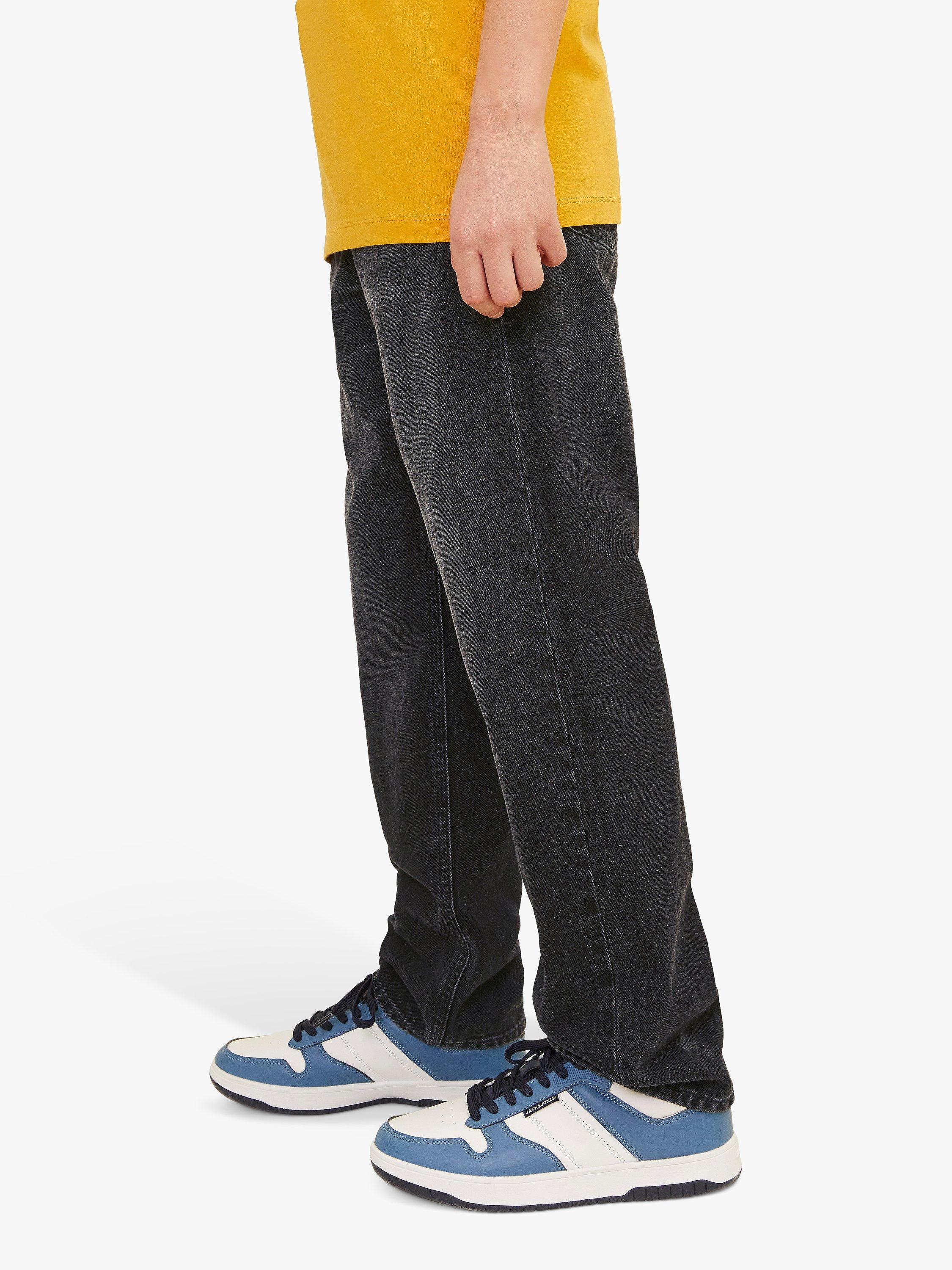 Product image 3 of 9, which shows Jack & Jones Chris Stonewash Cotton Jeans, Black Denim, 8 years