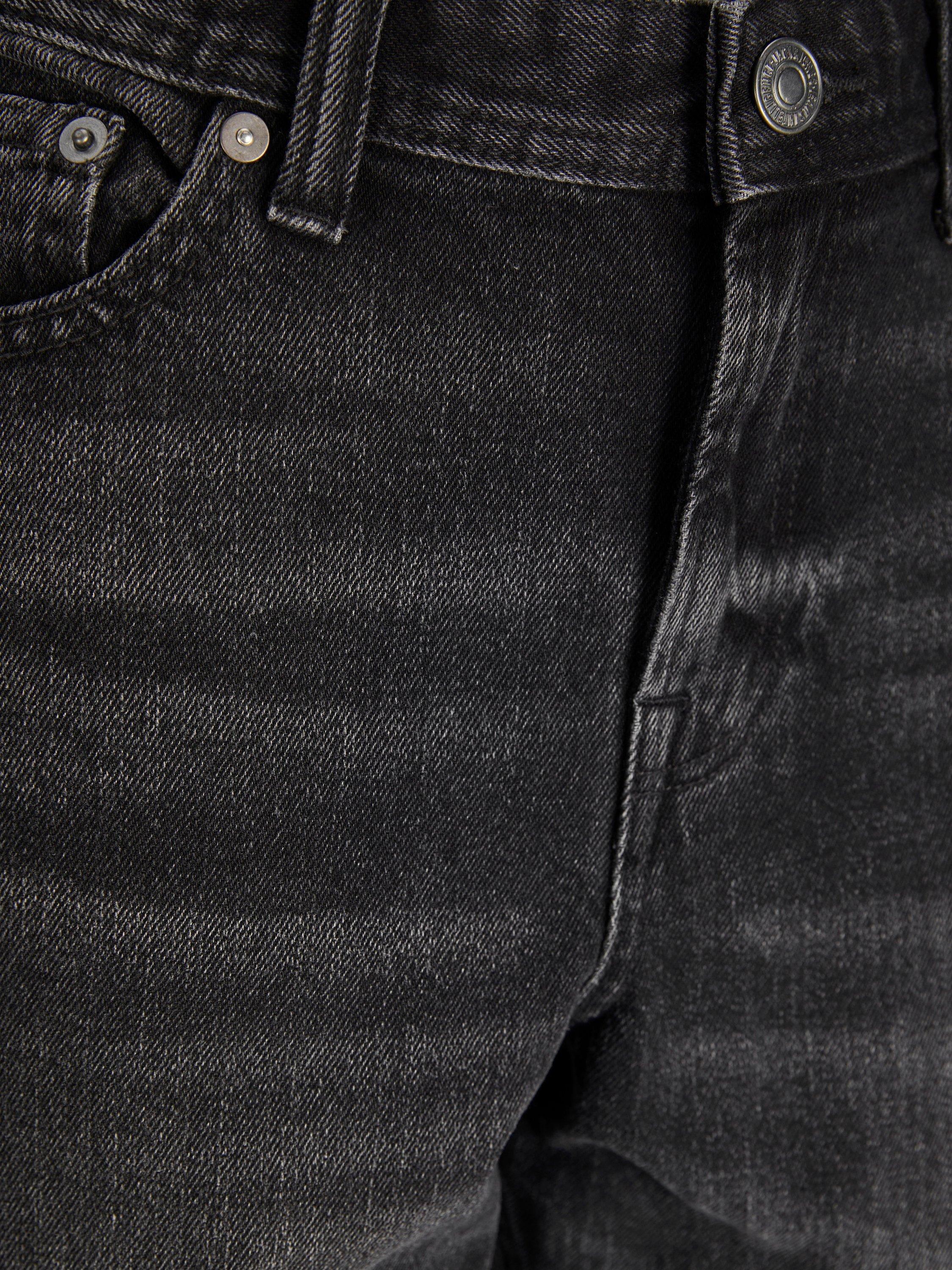 Product image 5 of 9, which shows Jack & Jones Chris Stonewash Cotton Jeans, Black Denim, 8 years