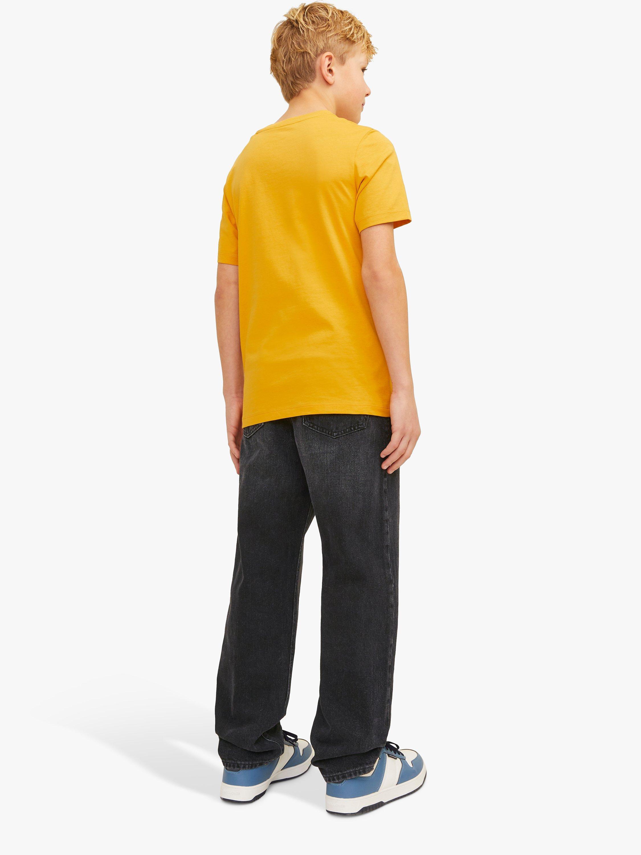 Product image 6 of 9, which shows Jack & Jones Chris Stonewash Cotton Jeans, Black Denim, 8 years
