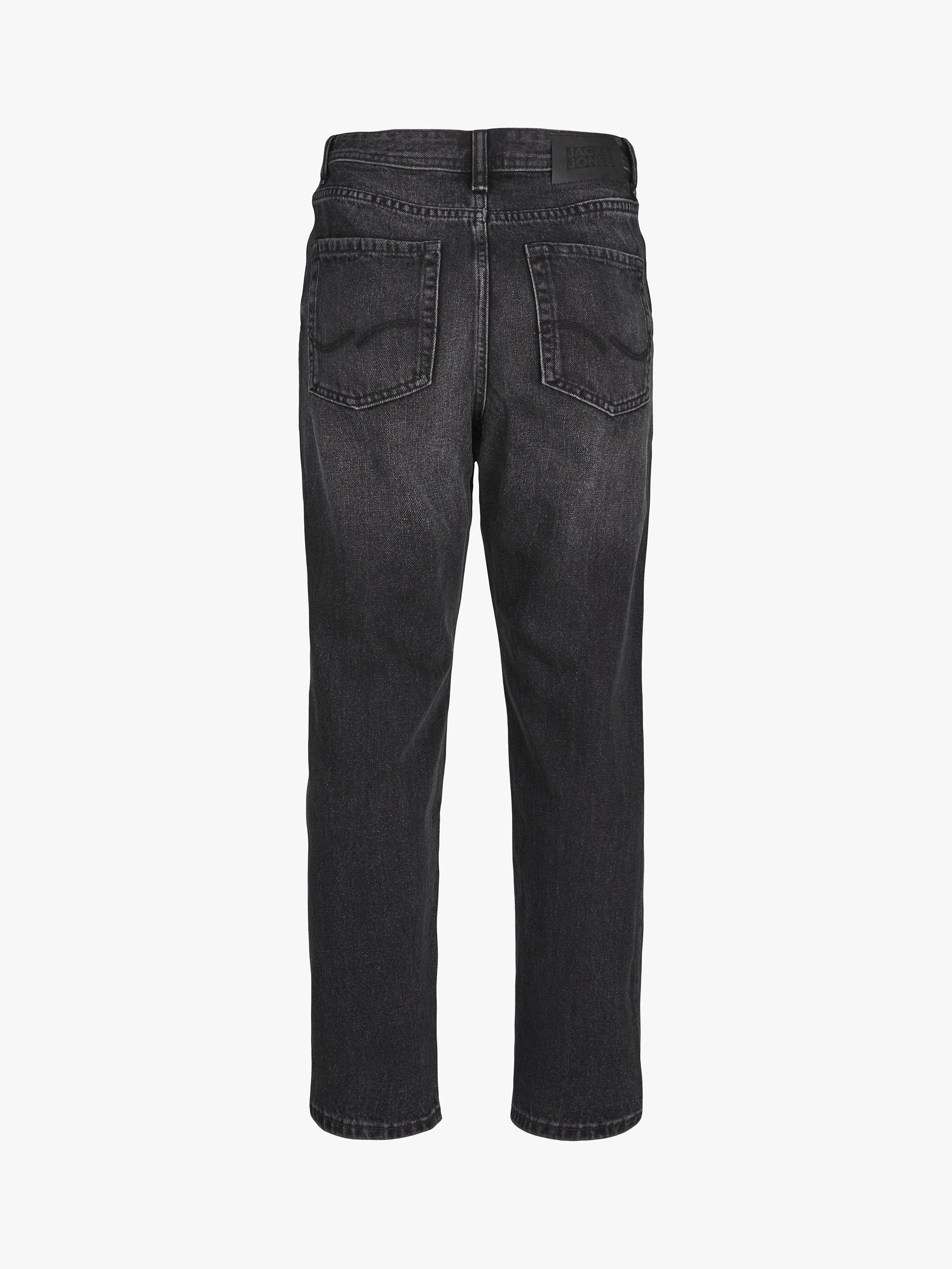 Jack & Jones Chris Stonewash Cotton Jeans, Black Denim, 8 years