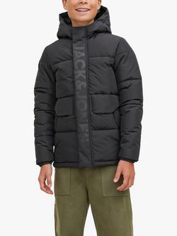 Jack & Jones Kids' Puffer Jacket, Black