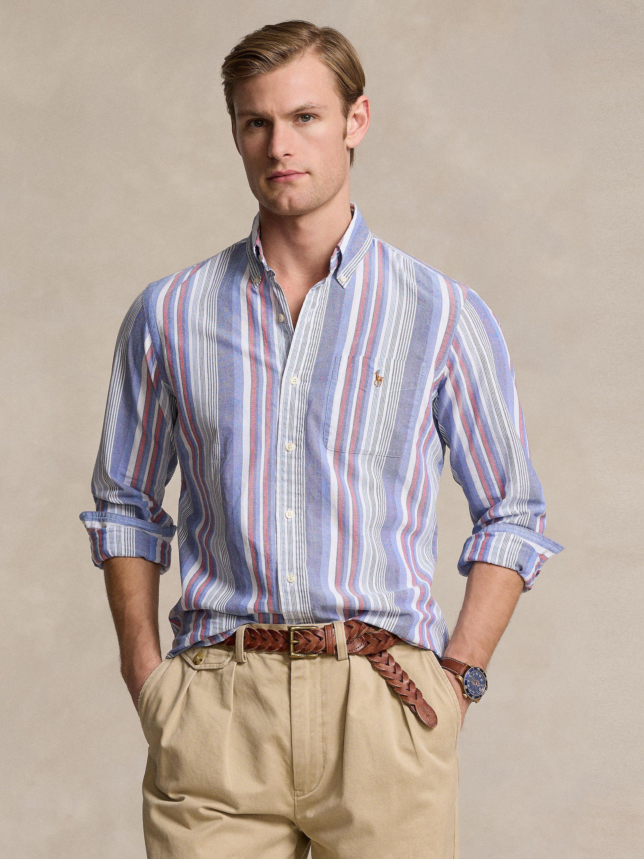 Ralph lauren multi stripe shirt online