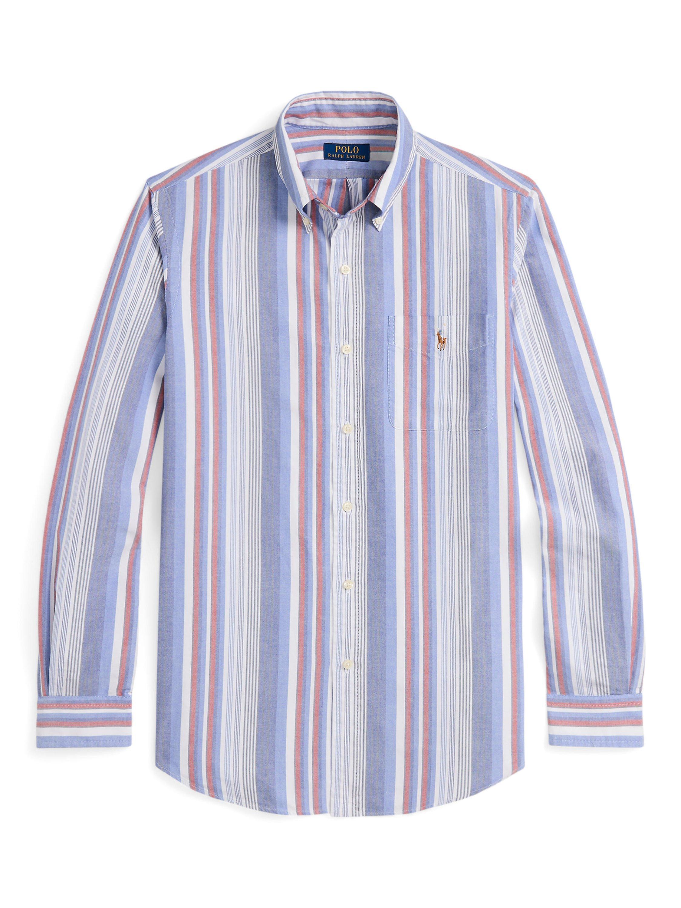 Polo ralph lauren multi stripe oxford shirt on sale