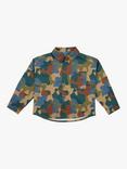 The New Society Kids' Bern Camouflage Print Shirt, Tapestry