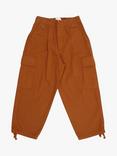 The New Society Kids' Standford Cargo Trousers, Toasted Caramel