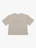 The New Society Kids' Artic Cotton T-Shirt, Vanilla Cream