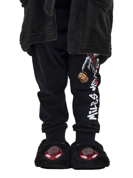 NAME IT	Kids' Spider-Man Slippers, Black/Red - view 2, Black/Red