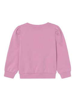 NAME IT Kids' My Little Pony Unicorn Cotton Sweatshirt Mauve Orchid - view 2, Mauve Orchid