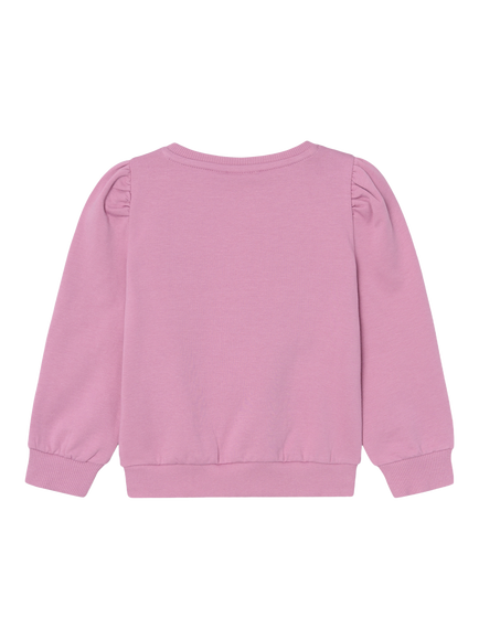 NAME IT Kids' My Little Pony Unicorn Cotton Sweatshirt Mauve Orchid - view 2, Mauve Orchid