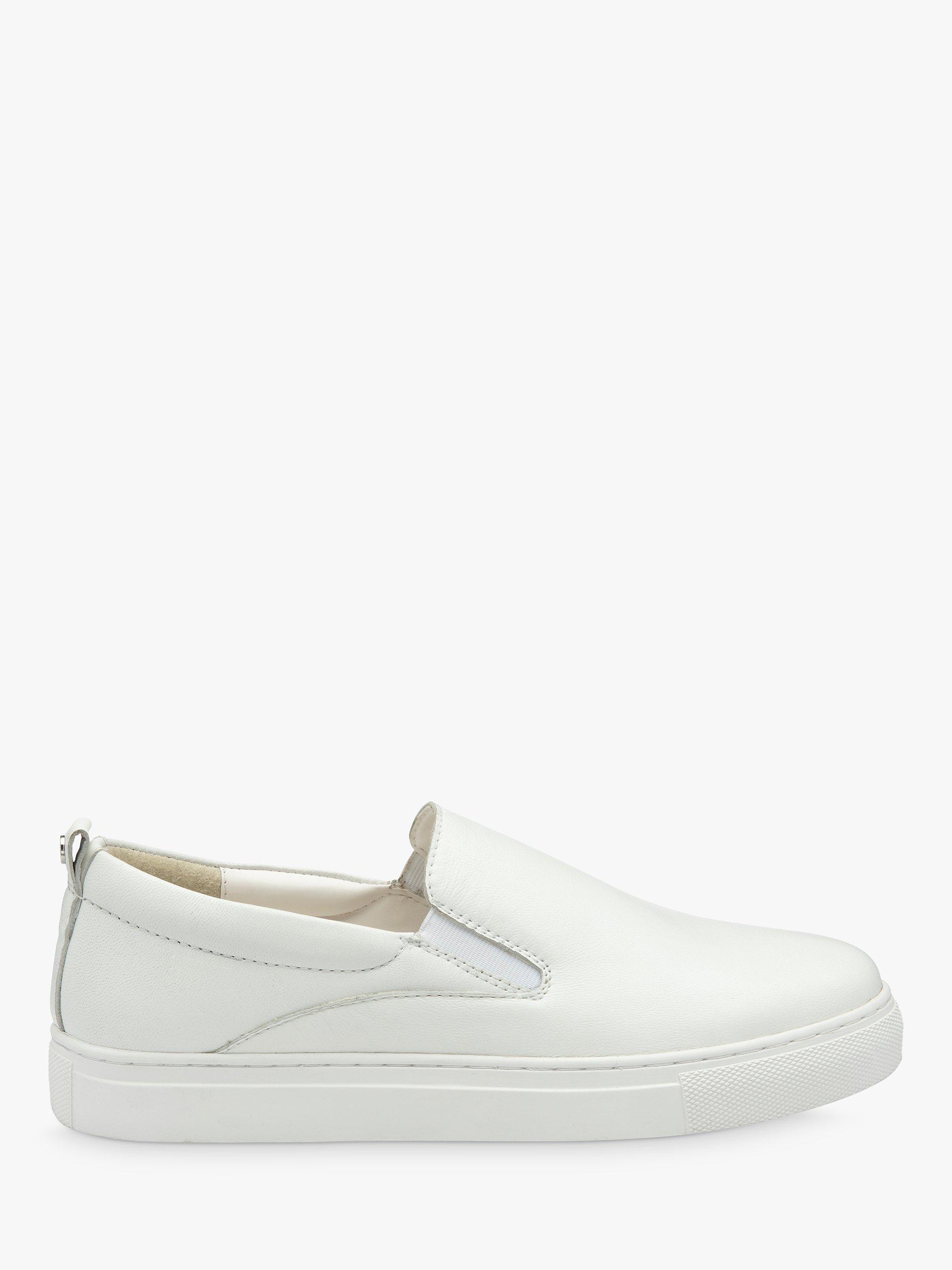 Product image 1 of 4, which shows Ravel Linton Leather Casual Shoes, White, 4