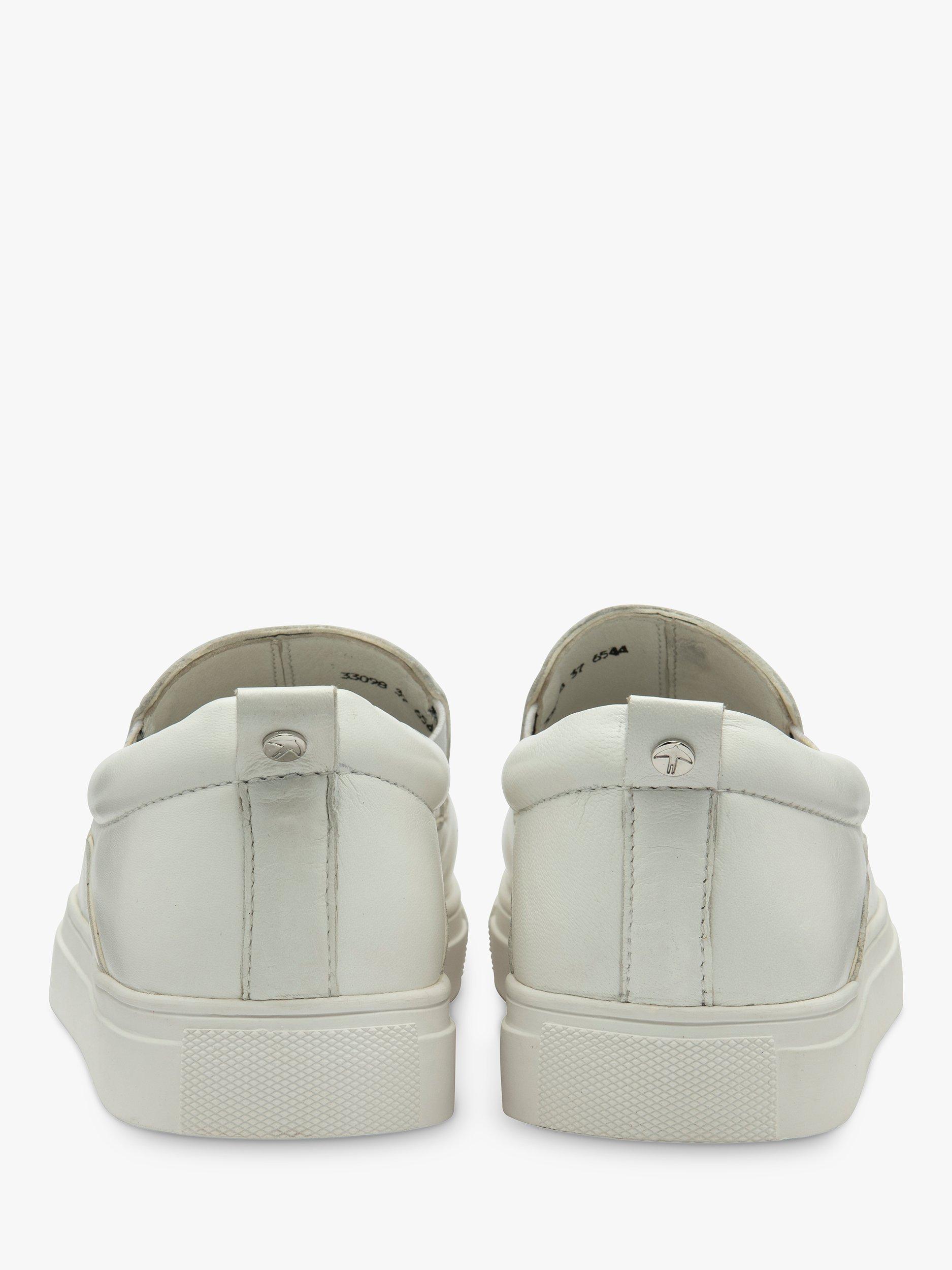 Product image 3 of 4, which shows Ravel Linton Leather Casual Shoes, White, 4