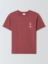 La Paz Kinfolk Anchor sale Nautical Graphic Tee T shirt crewneck cotton short preppy