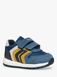 Geox Baby Alben Suede Trainers, Jeans/Ochre