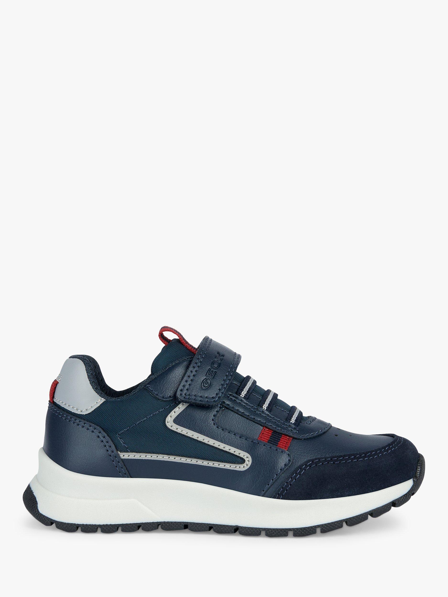 Geox Kids Briezee Trainers Navy Dark Red