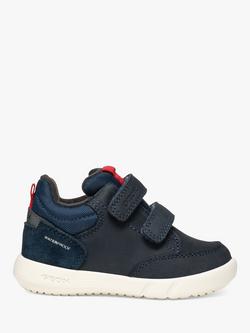 Geox Kids' Hyroo Trainers, Navy/Red