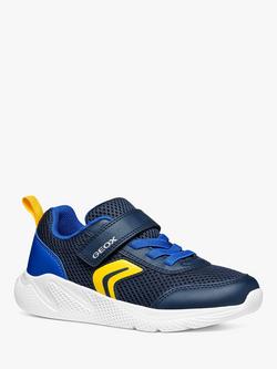 Geox Kids' Sprintye Trainers - view 2, Navy/Royal