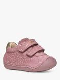 Geox Baby Tutim Pre Walker Shoes, Pink/Platinum