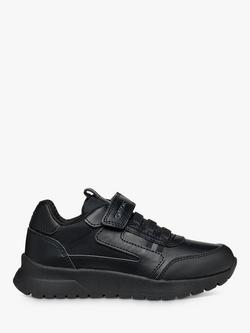 Geox Kids' Briezee Trainers, Black, Black