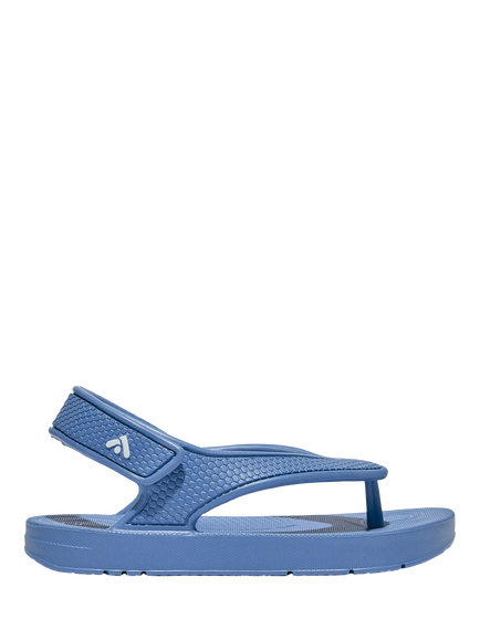 FitFlop Kids' iQushion Back Strap Flip Flops, Regata Blue, Regata Blue