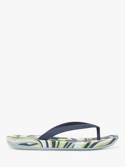 FitFlop Kids' Marble Swirly Flip Flops, Vintage Indigo, Vintage Indigo