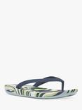 FitFlop Kids' Marble Swirly Flip Flops, Vintage Indigo