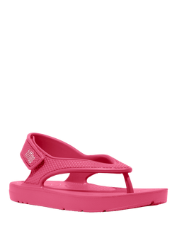 FitFlop Kids' iQushion Back Strap Flip Flops, Magenta Pink - view 2, Magenta Pink