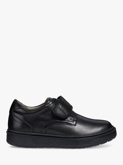 Geox Kids' Riddock School Shoes, Black, Black