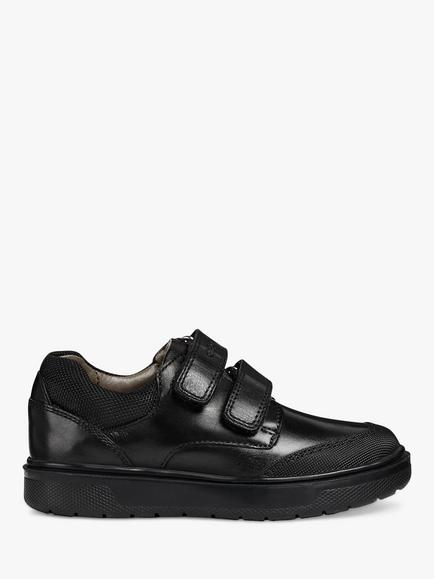 Geox Kids' Riddock School Shoes, Black, Black