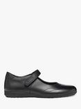 Geox Kids' Iberide Ballet Flat School Shoes, Black