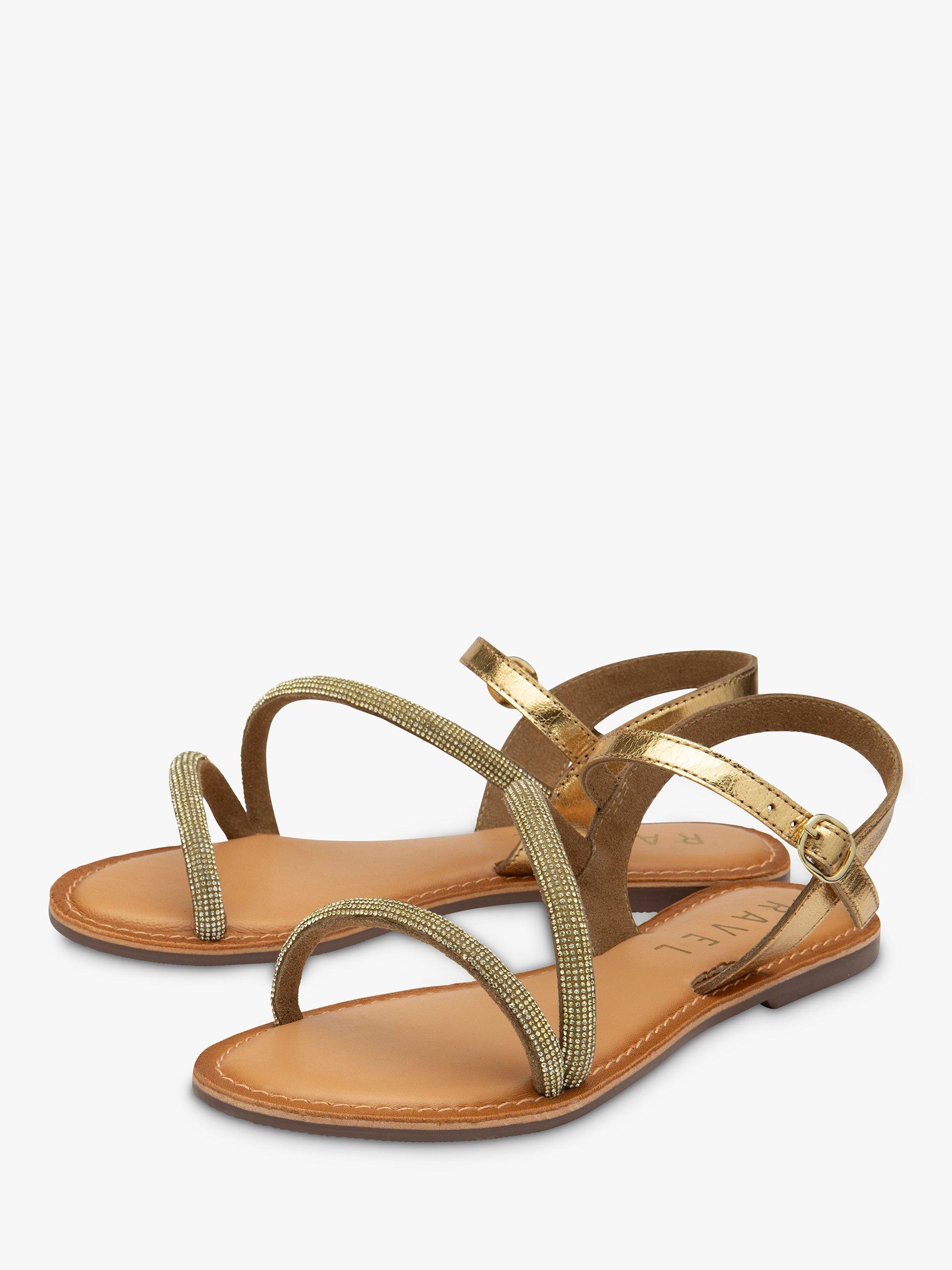Ravel gold sandals store