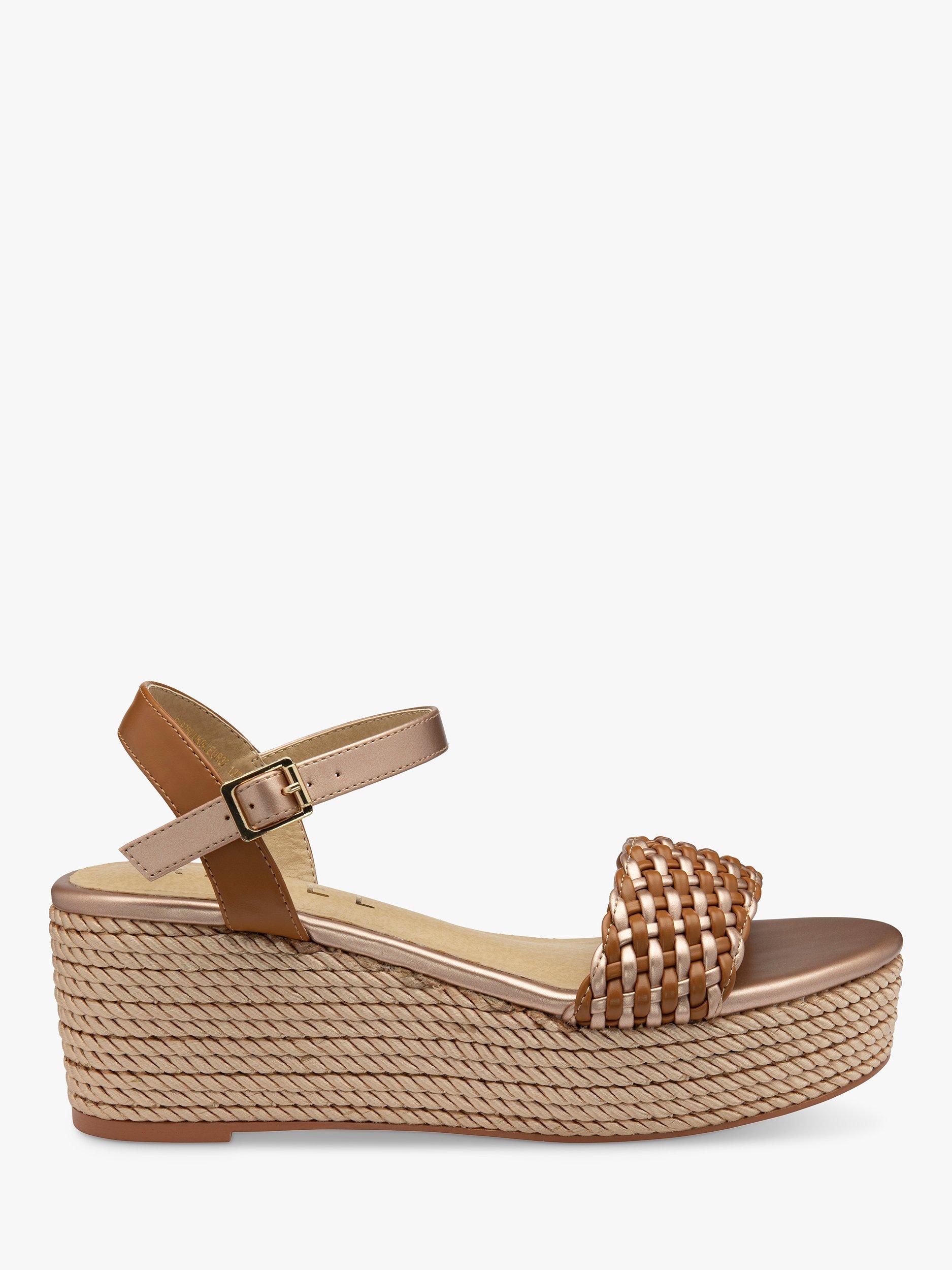 Ravel Kippen Platform Open Toe Sandals Tan
