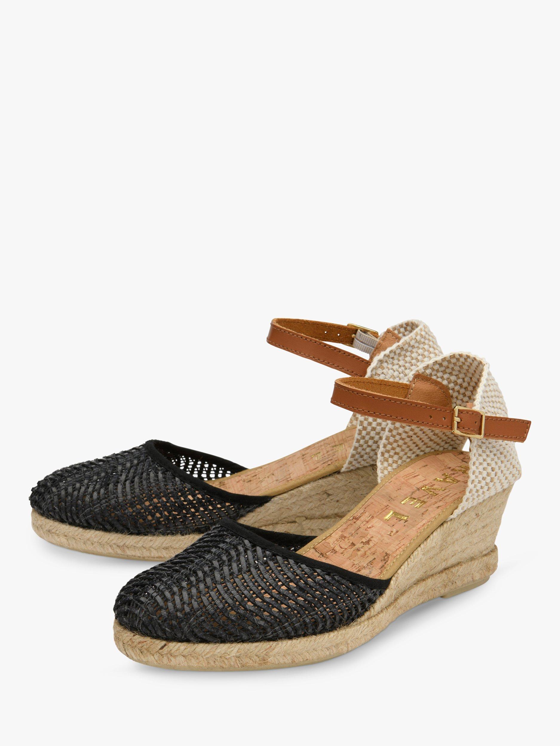 Product image 2 of 4, which shows Ravel Noa Wedge Sandals, Black, 5