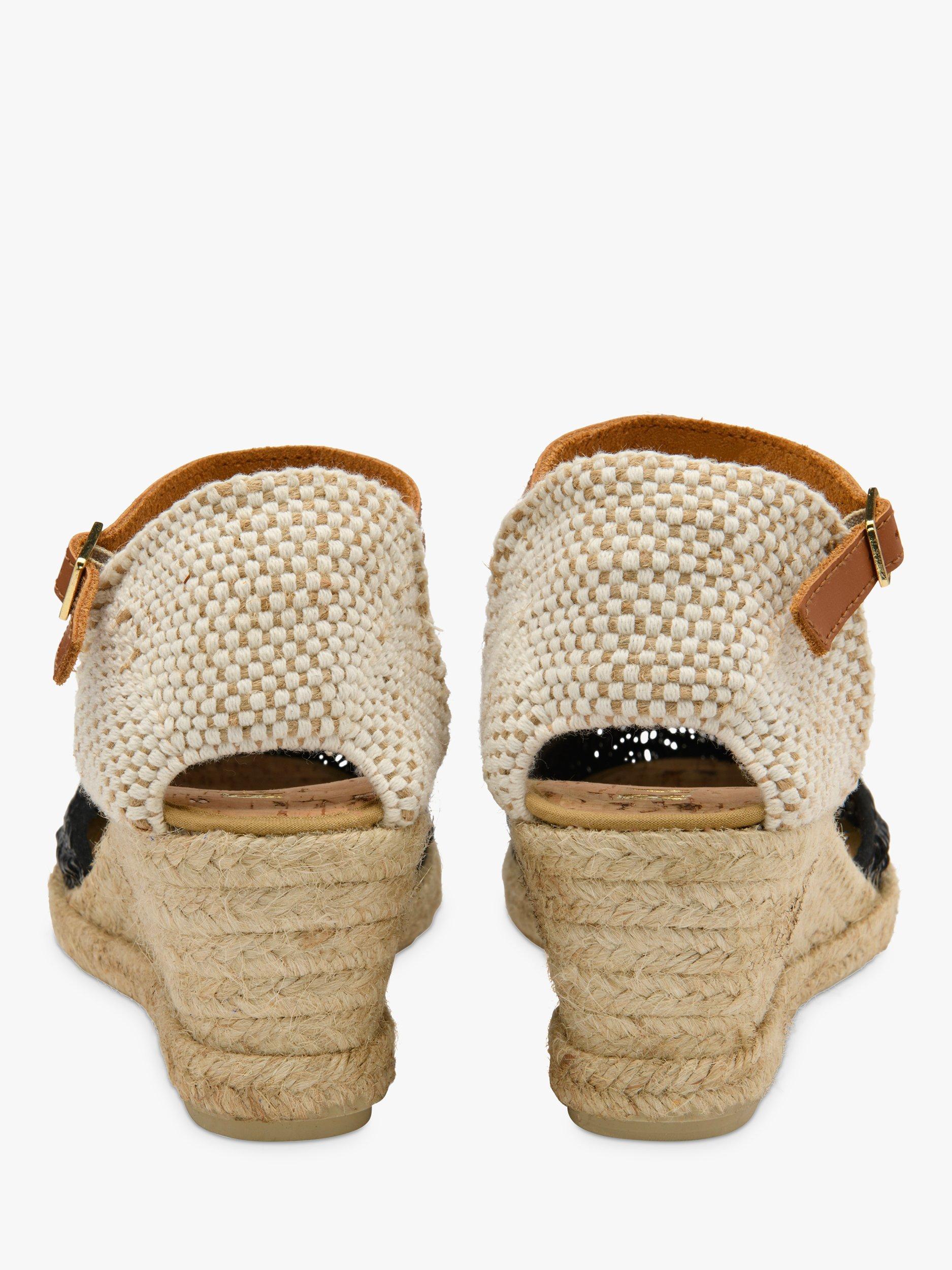 Product image 3 of 4, which shows Ravel Noa Wedge Sandals, Black, 5