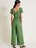 Monsoon Ronda Ruffle Jumpsuit, Green