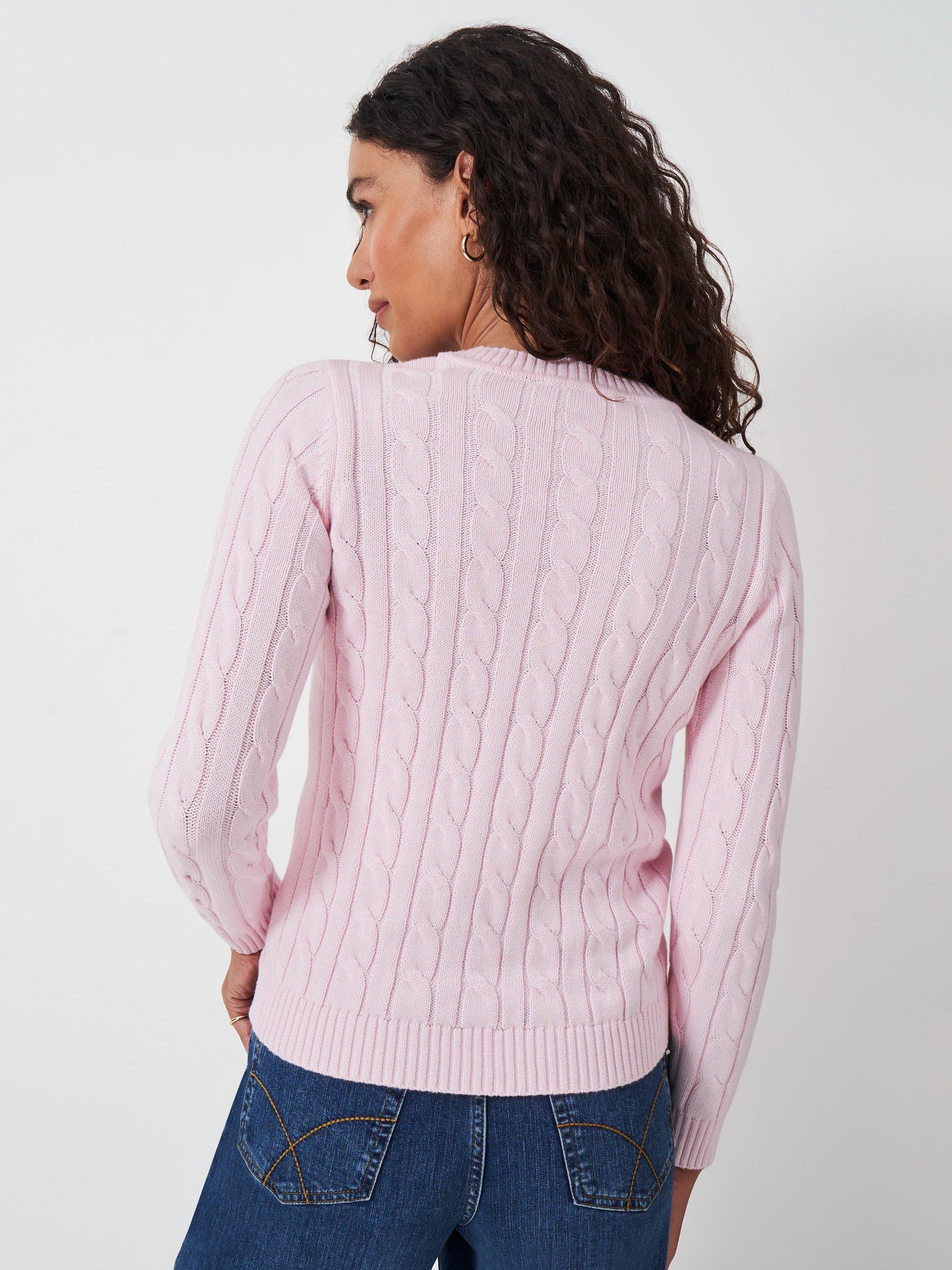 John lewis pink cashmere jumper best sale