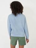 Crew Clothing Pigment Dyed Crew Neck Sweater, Light Blue