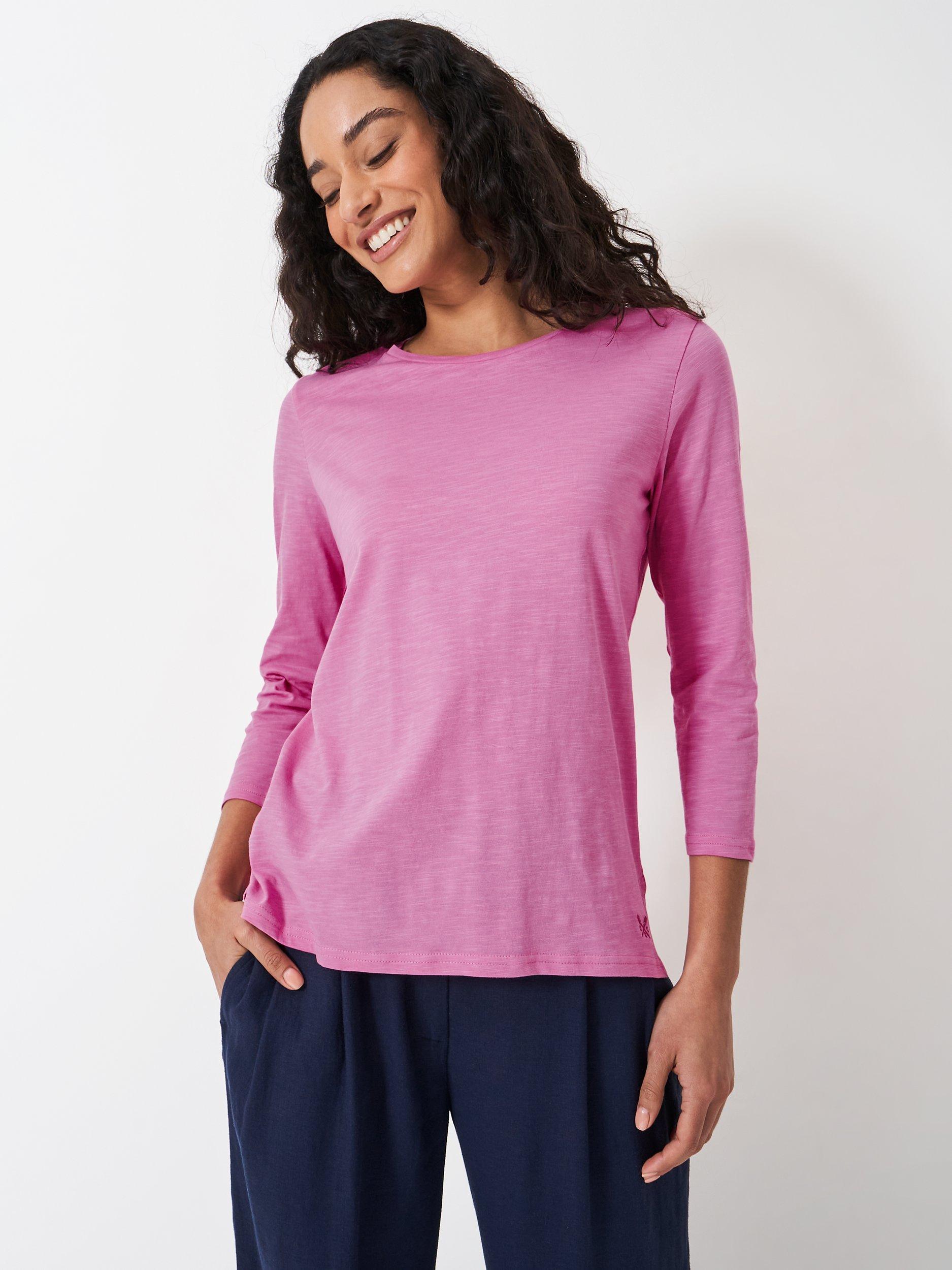 Crew Clothing Perfect Slub Crew Neck Top