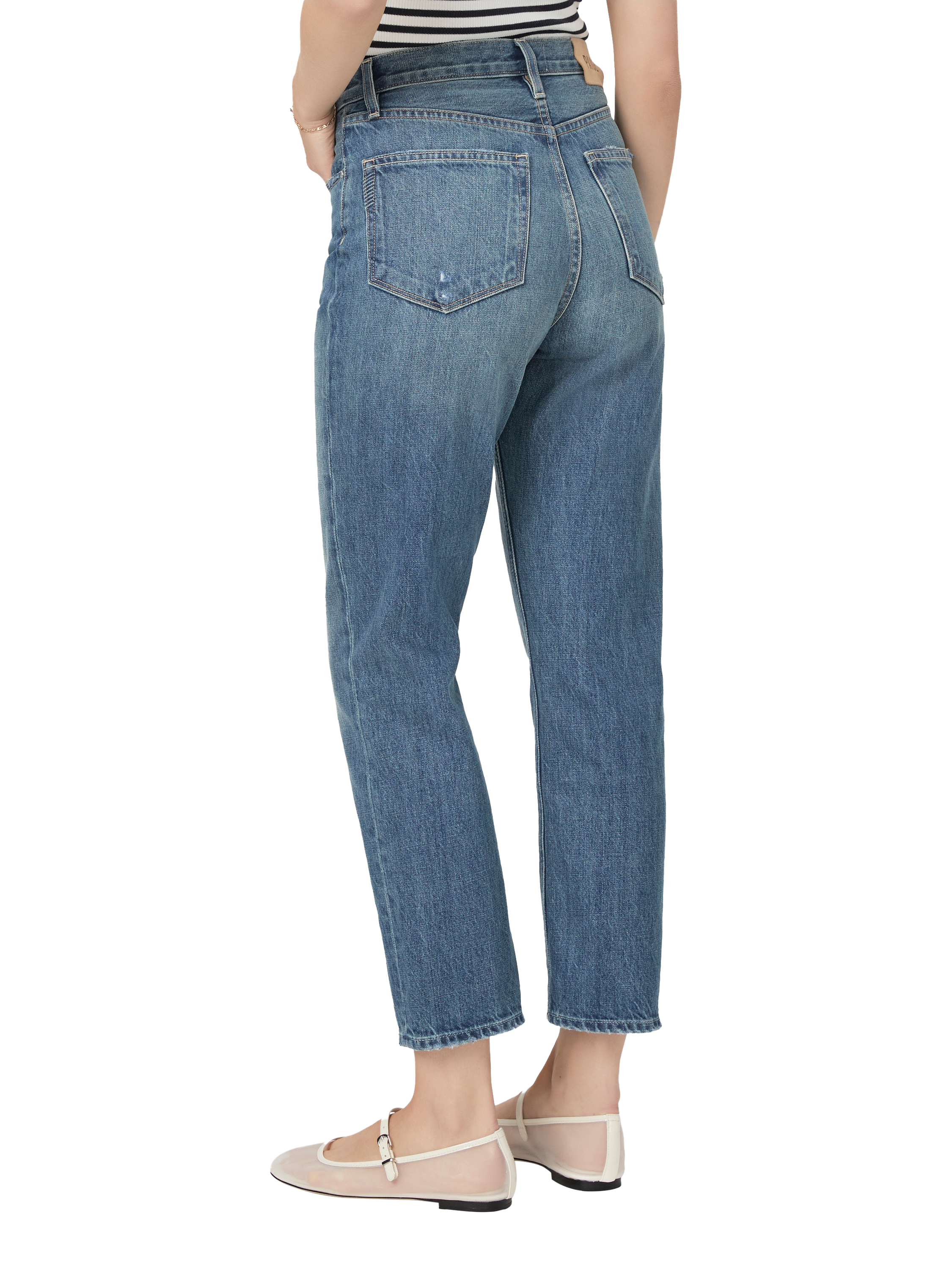 Product image 3 of 4, which shows PAIGE Billy Crop Jeans, The Roxy, 32