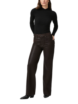 PAIGE Sasha Wide Leg Jeans, Chicory Coffee, Chicory Coffee