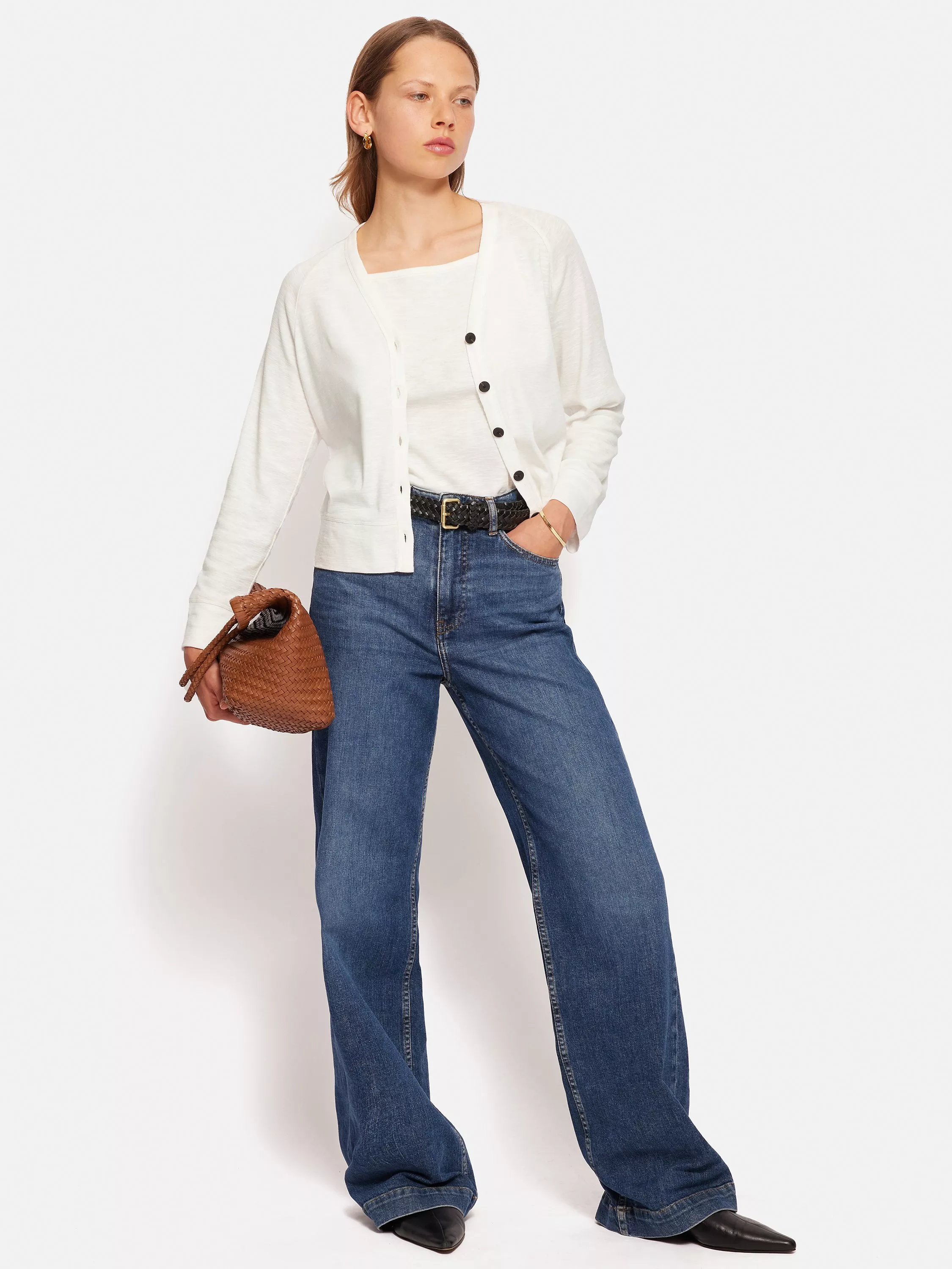 Jigsaw Cotton Luxe Cardigan