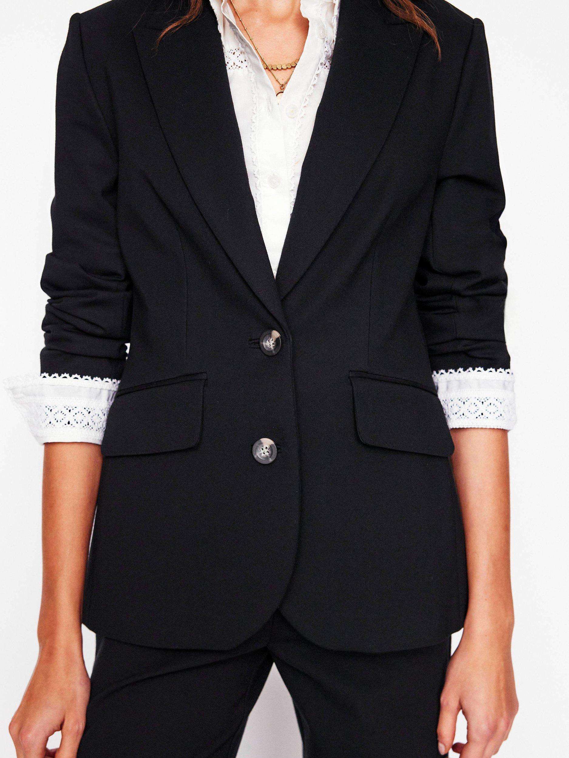 Product image 2 of 5, which shows Boden Marylebone Blazer, Black, 8