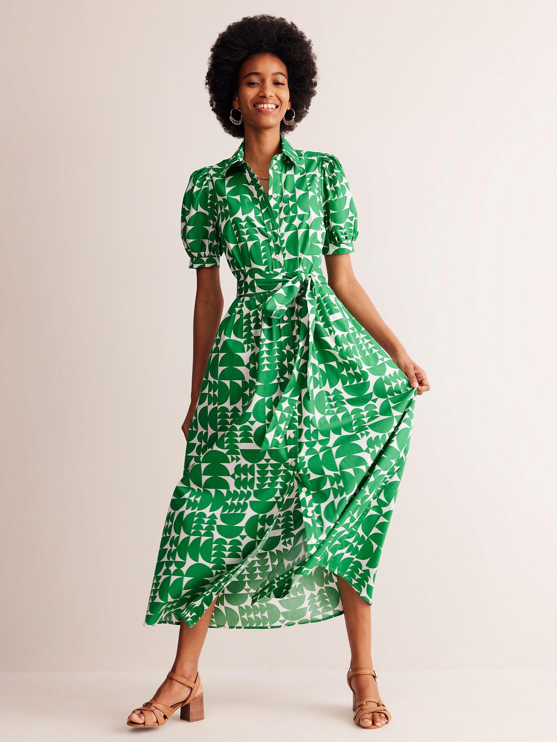 Green dress boden hotsell