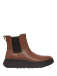 FitFlop Leather Chelsea Boots, Rich Brown