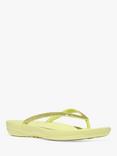 FitFlop IQushion Sparkle Flip-Flops, Lime